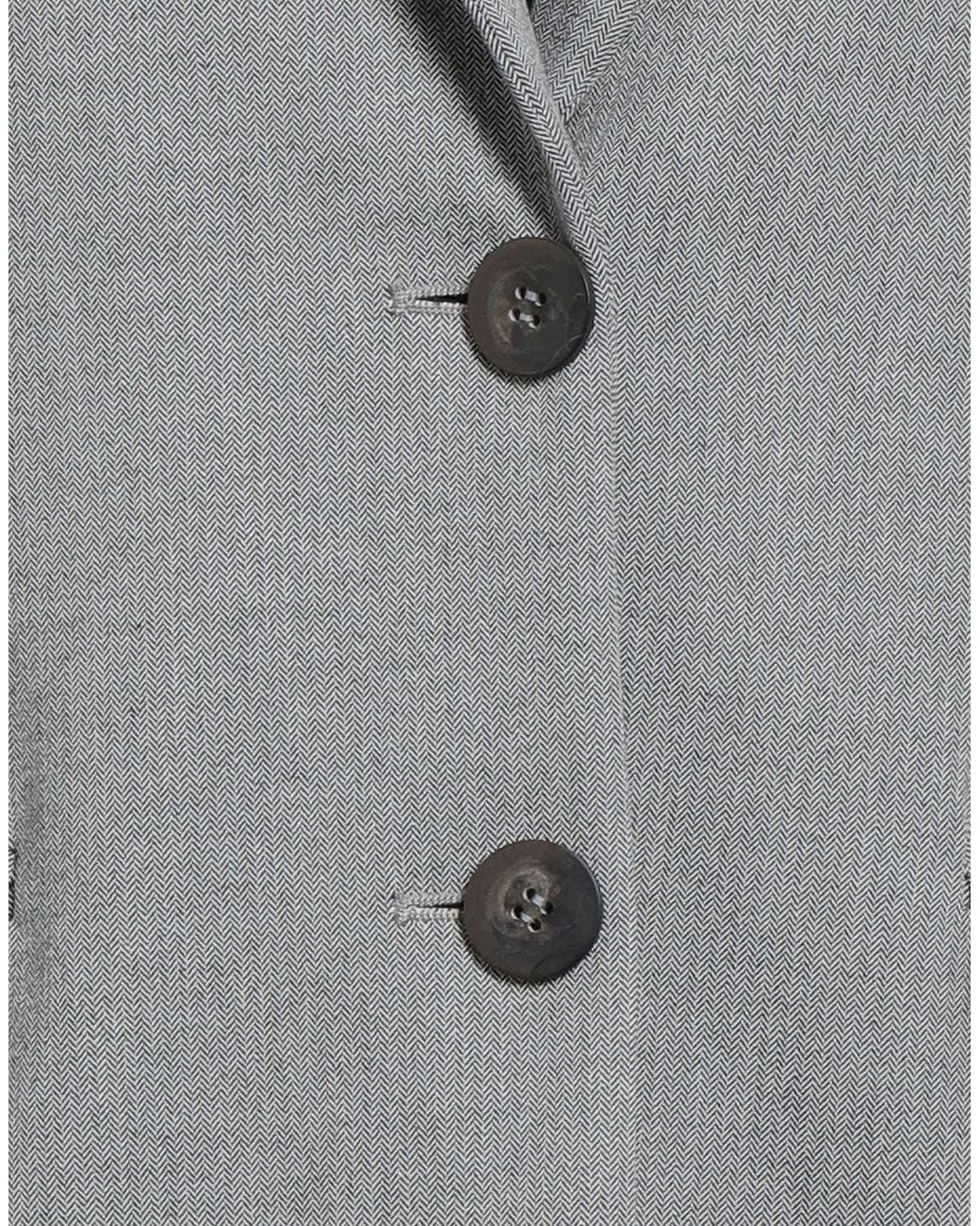 Caractere Gray Blazer Polyester, Viscose, Elastane