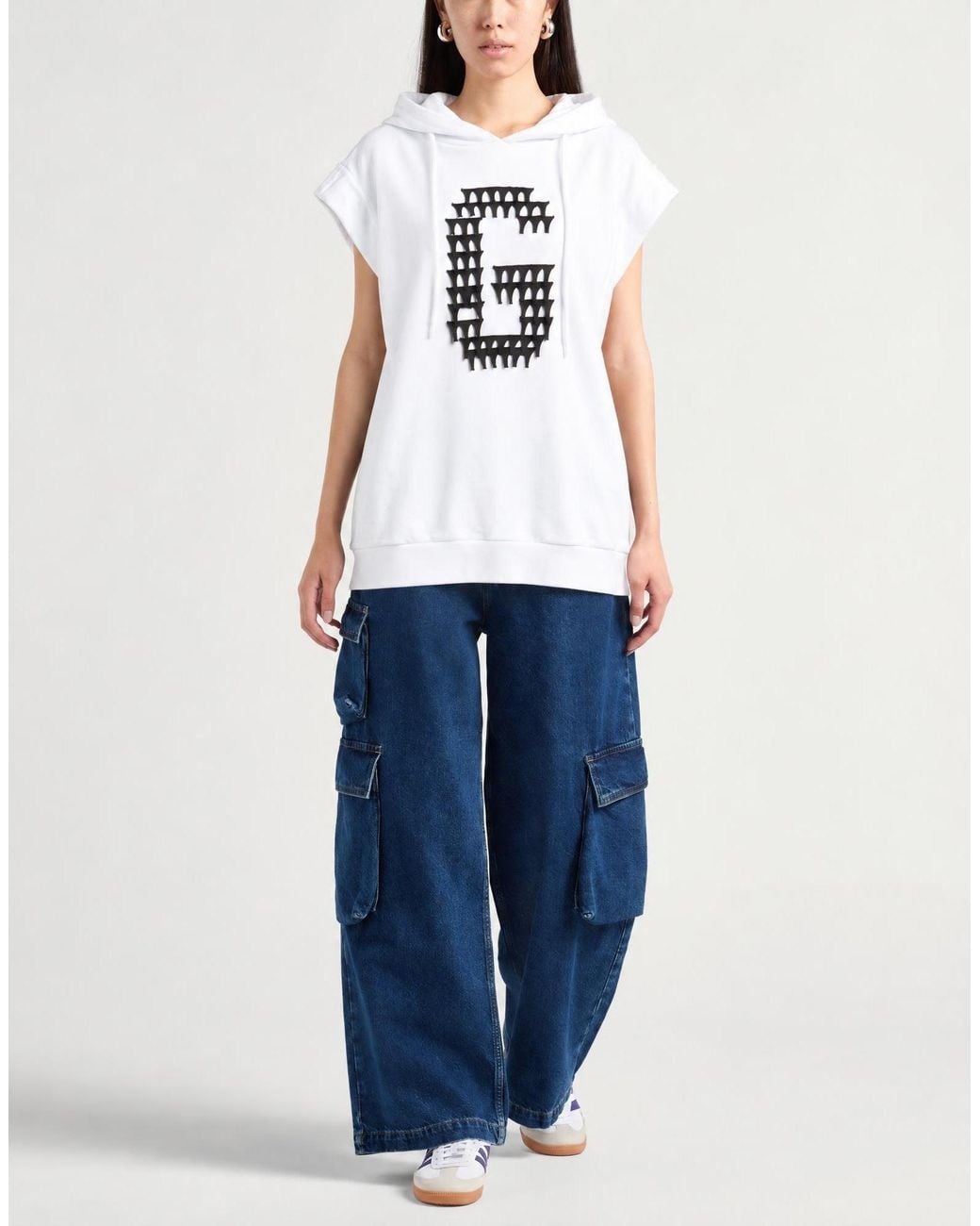 Gaelle Paris White Sweatshirt