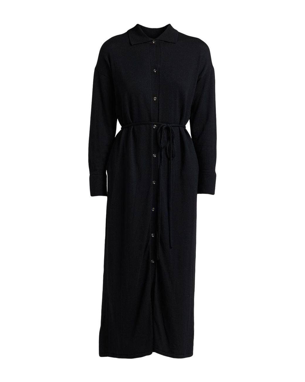 Alpha Studio Black Midi Dress