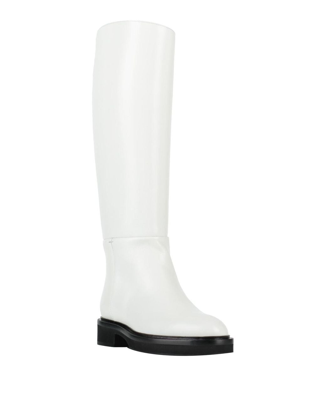 Khaite White Boot Leather