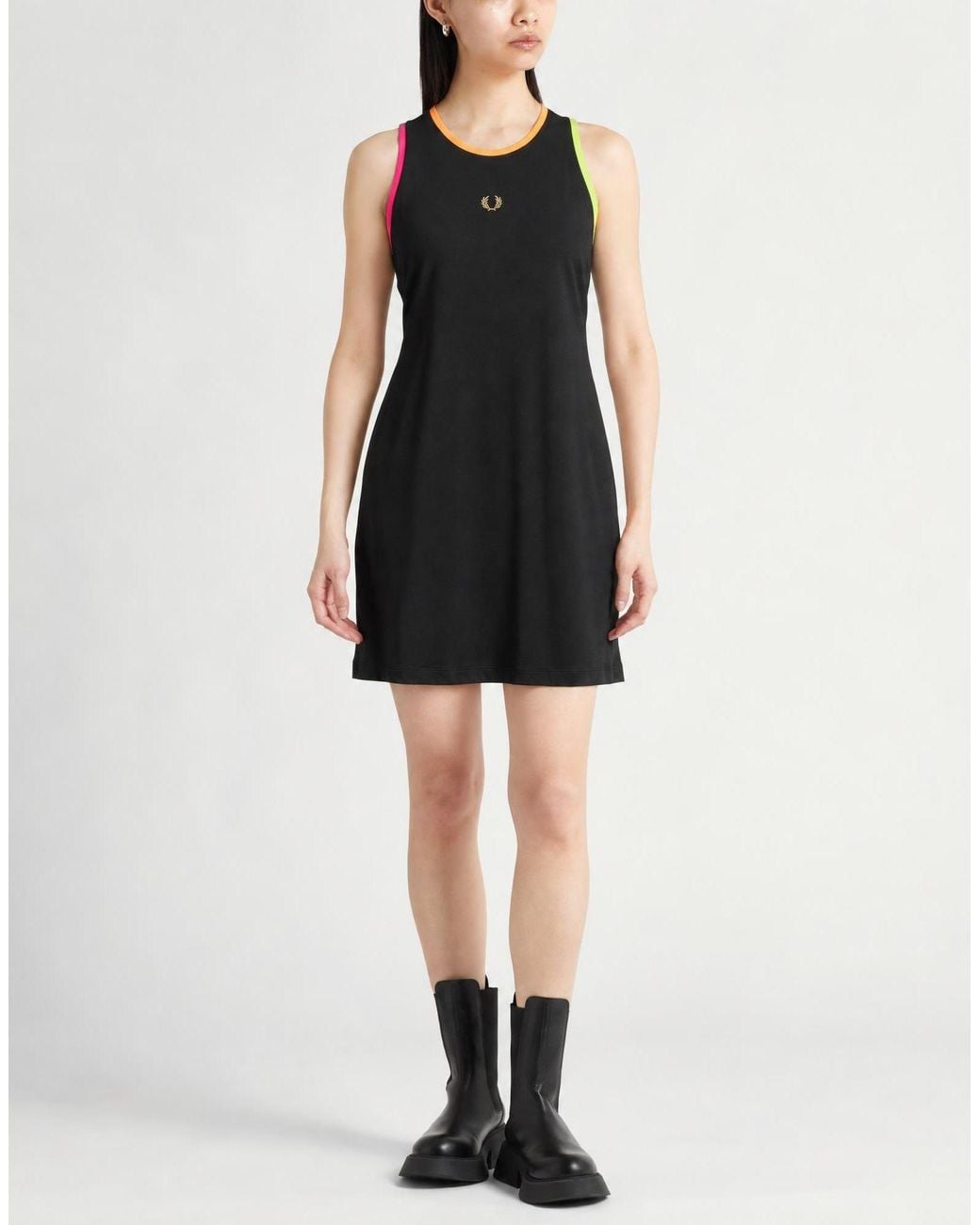 Fred Perry Black Mini Dress