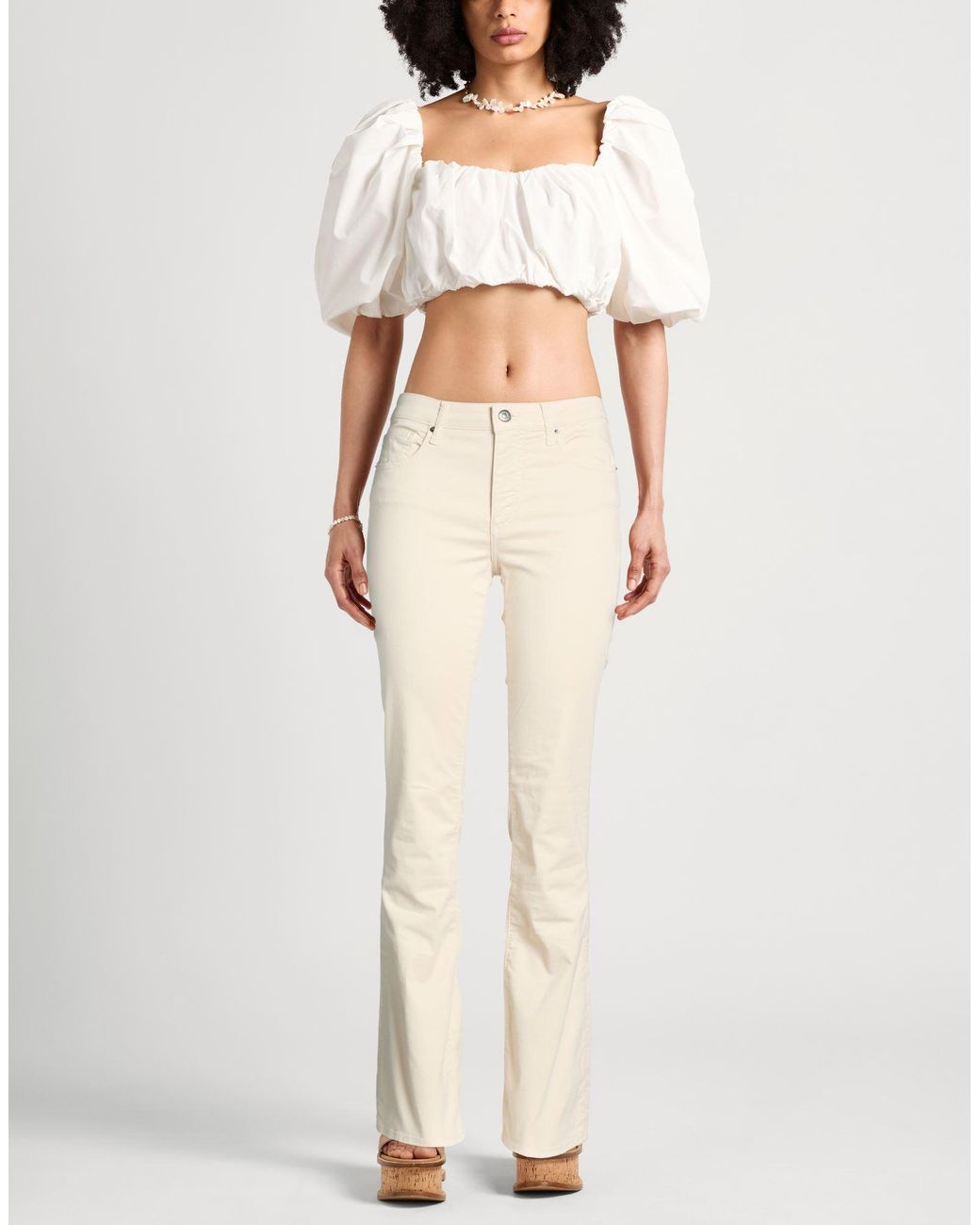 ARMANI EXCHANGE Natural Pants Cotton, Elastane