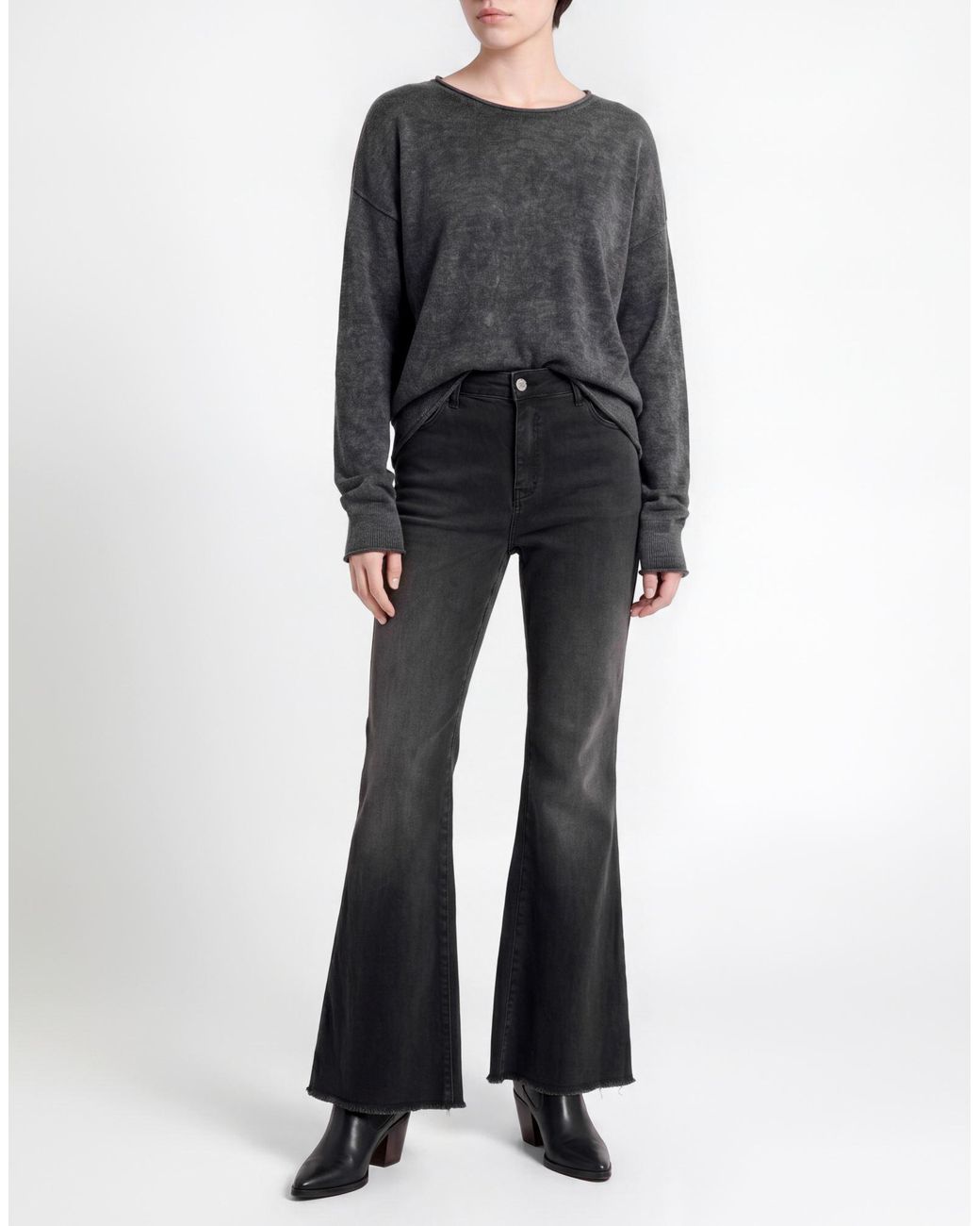 Please Black Jeans Cotton, Polyester, Elastane