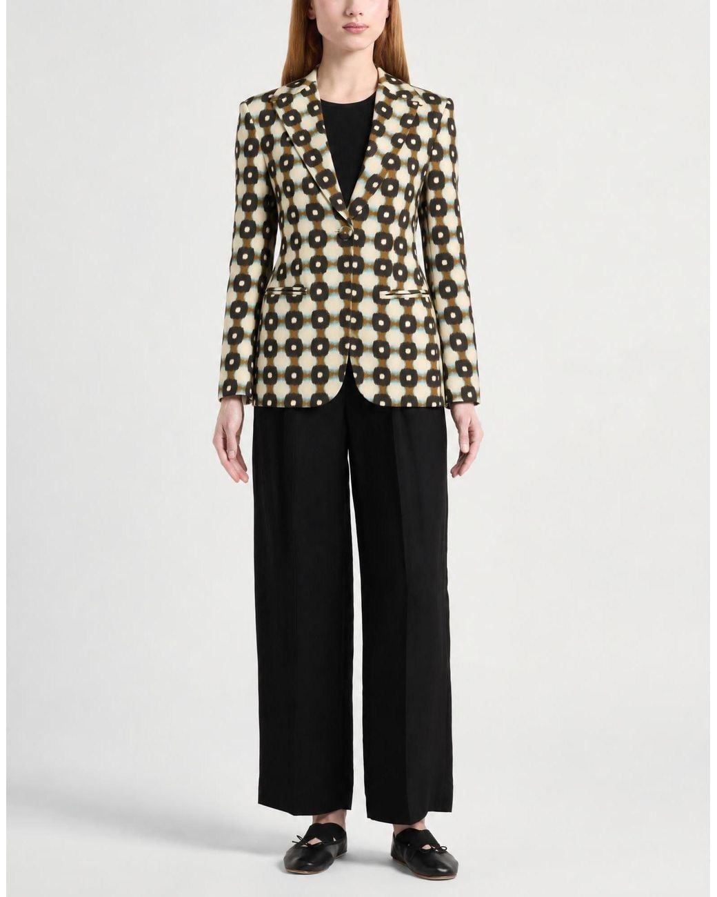 Maliparmi Black Blazer Polyester, Elastane