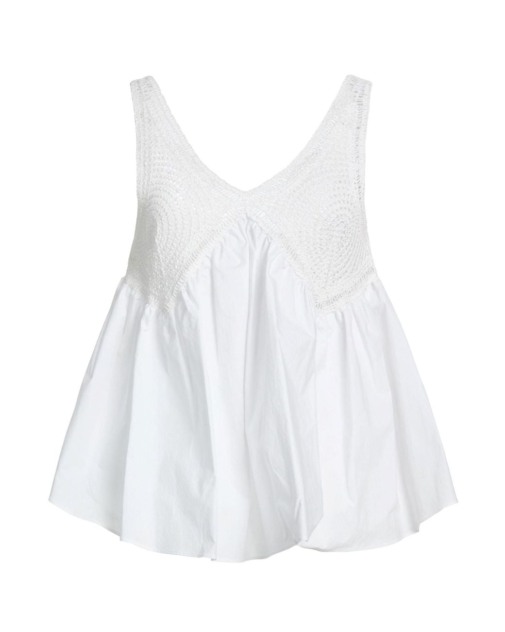 P.A.R.O.S.H. White Top Cotton