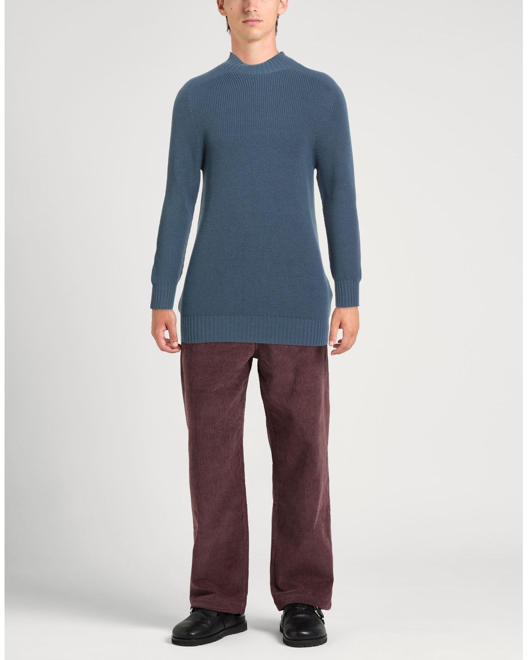 Gran Sasso Blue Turtlenecks for men