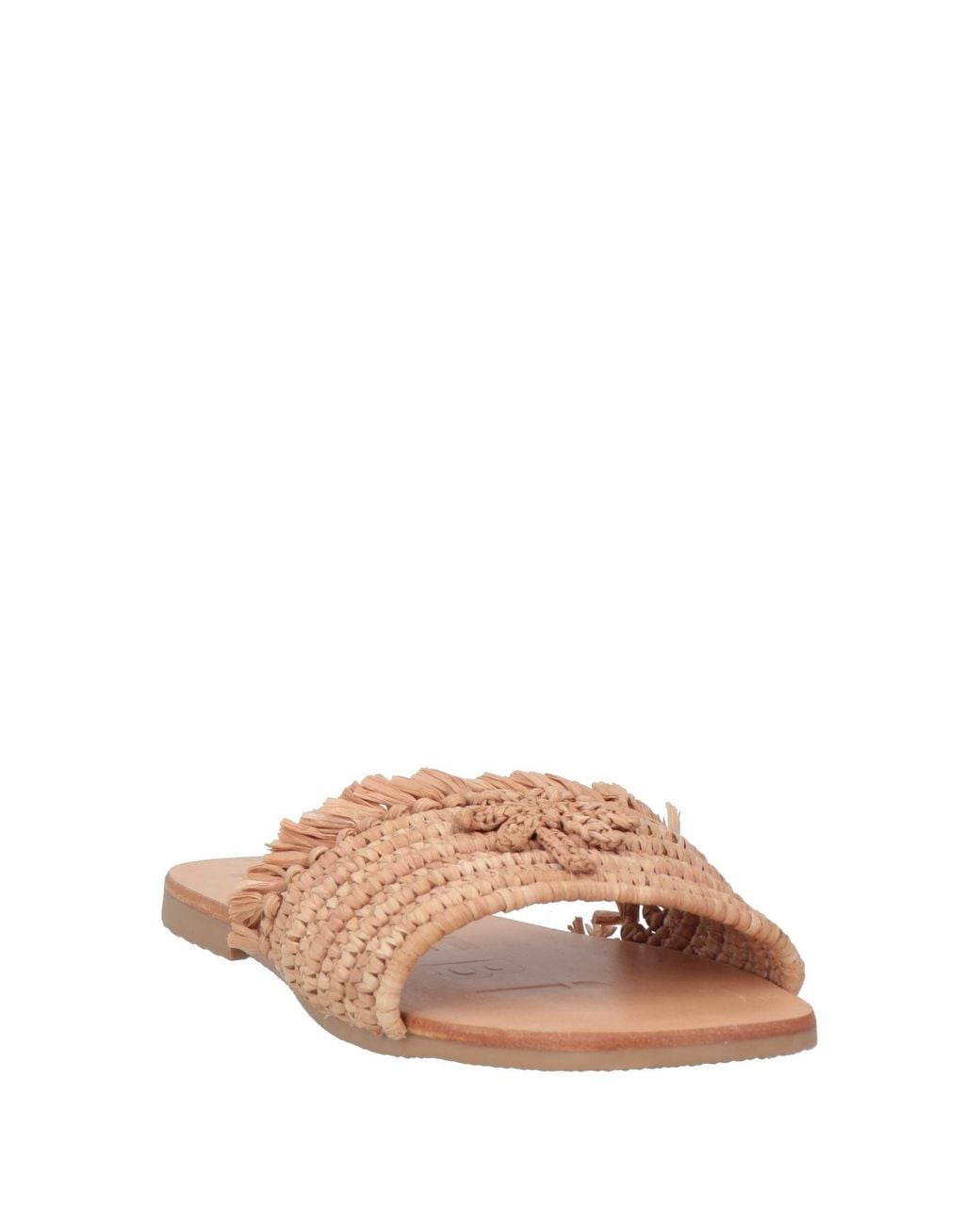 Manebí Multicolor Sandals Natural Raffia