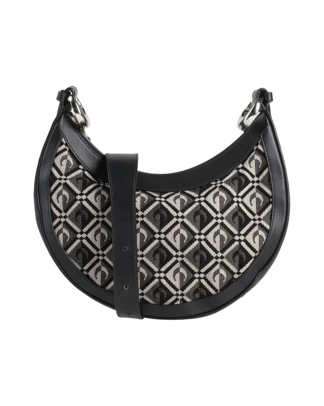 MARINE SERRE Black Cross-Body Bag Cotton, Polyester, Leather