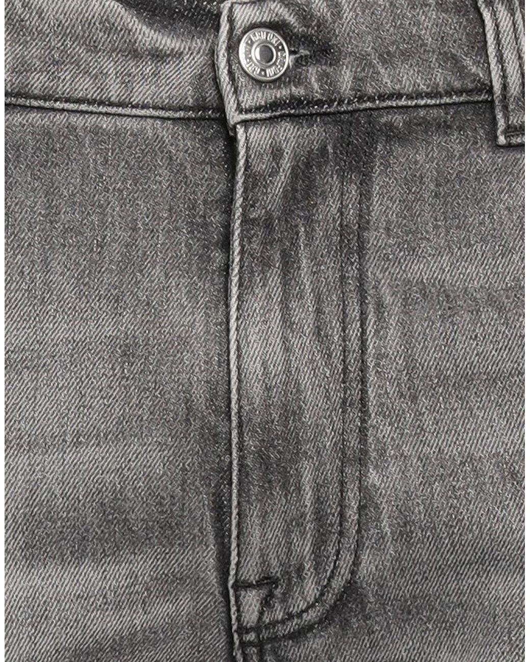 Grifoni Gray Jeans Cotton, Elastane for men