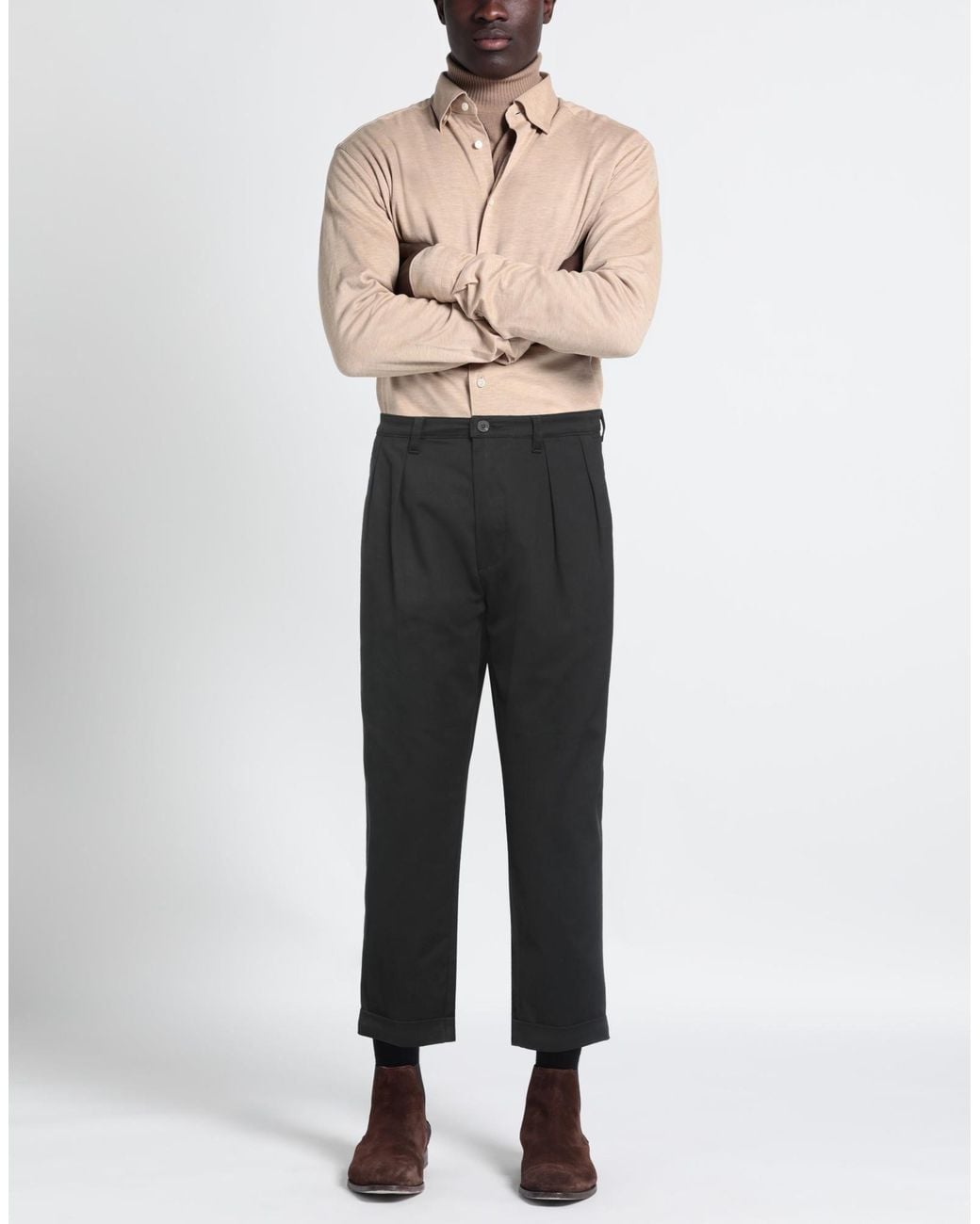 Daniele Alessandrini Gray Pants for men