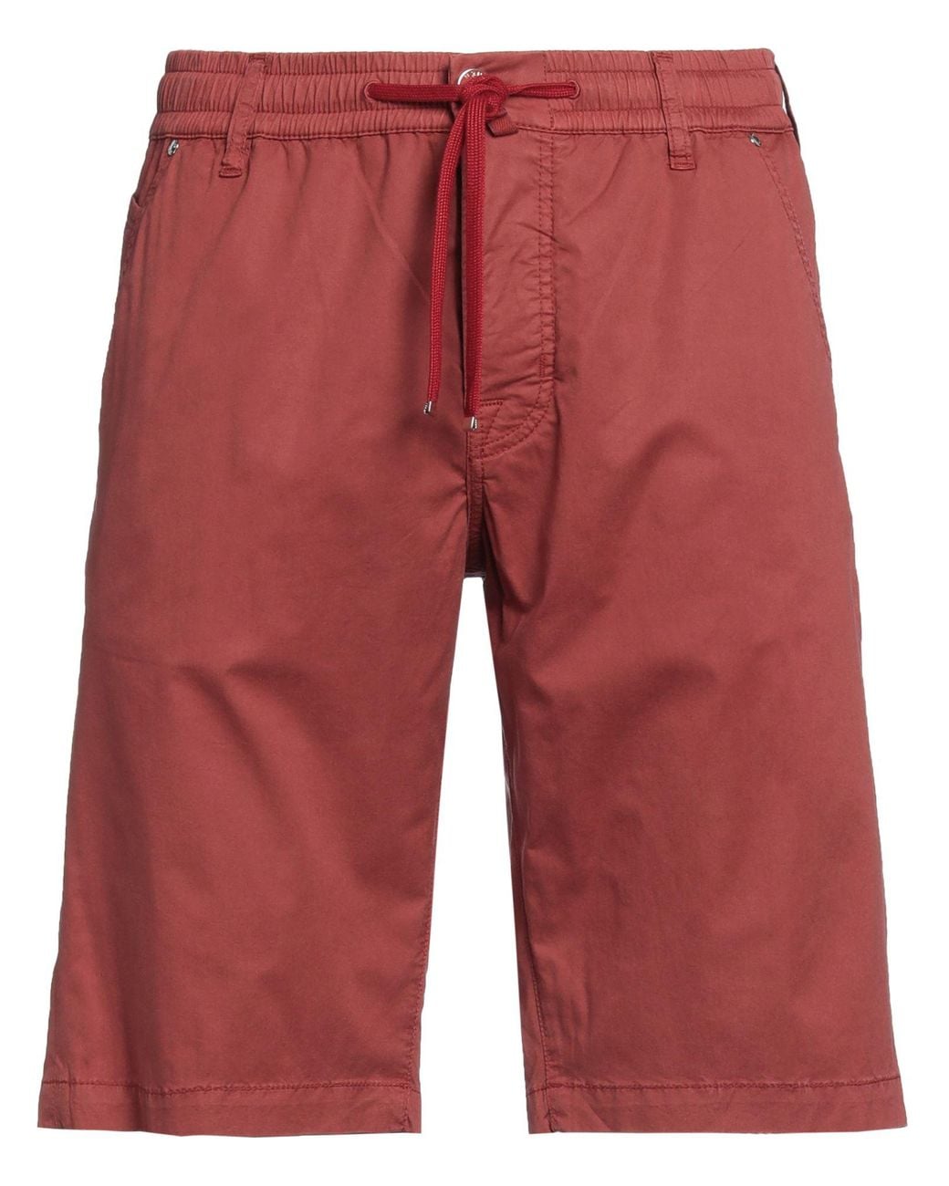 Jacob Cohen Red Shorts & Bermuda Shorts Lyocell, Cotton, Elastane for men