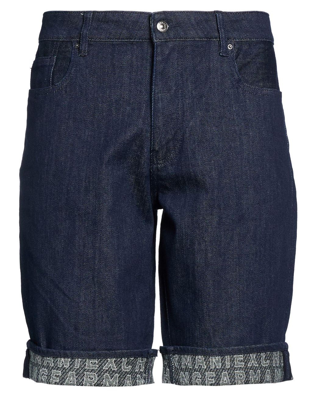 ARMANI EXCHANGE Blue Denim Shorts for men