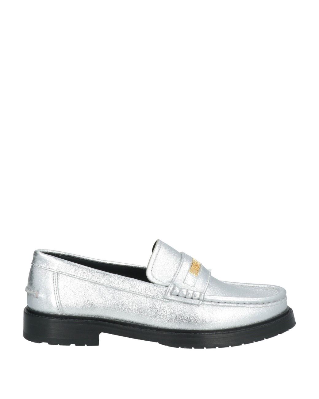 Moschino White Mokassin