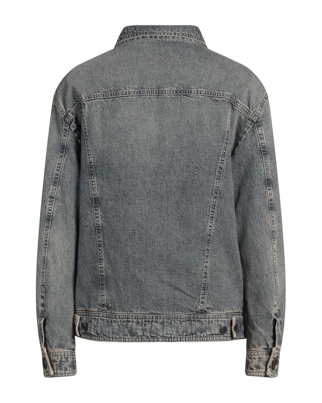 Moorer Gray Denim Outerwear Cotton