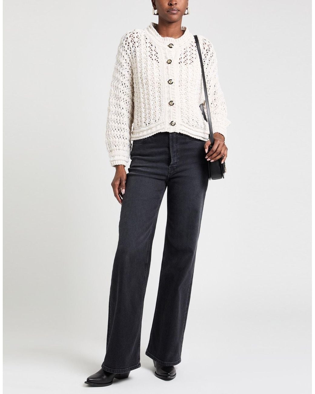 Ba&sh White Cardigans