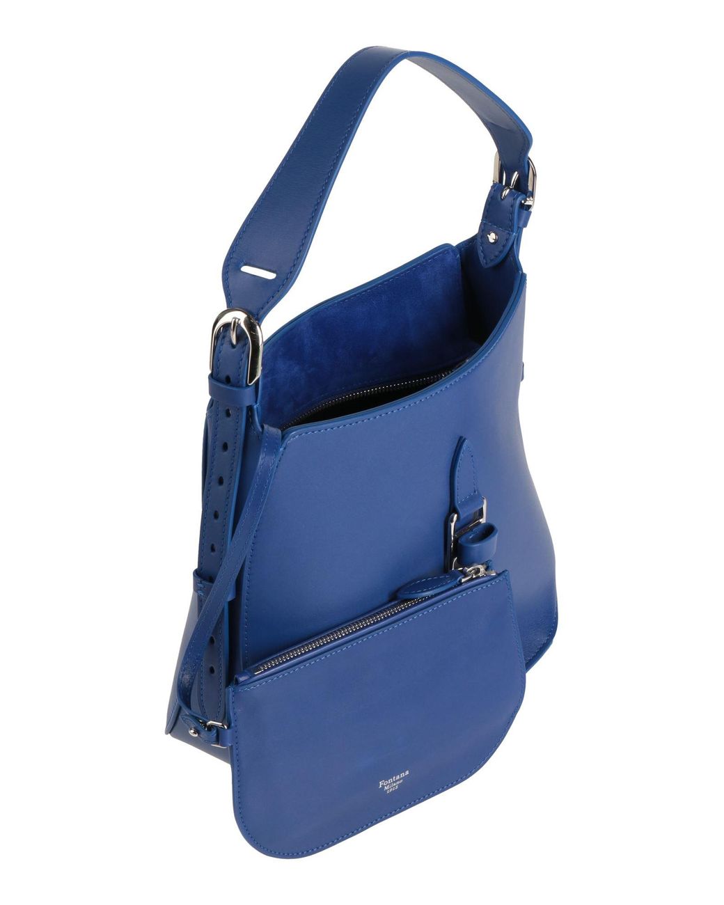 Fontana Milano 1915 Shoulder Bag Leather in Blue | Lyst