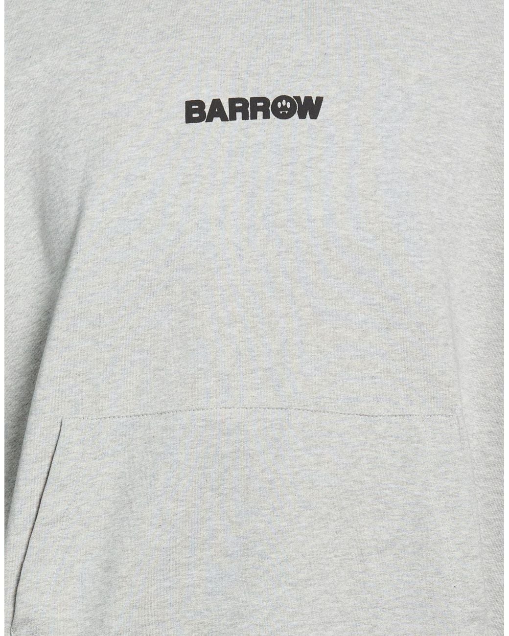 Barrow Gray Sweatshirt Cotton, Polyester for men