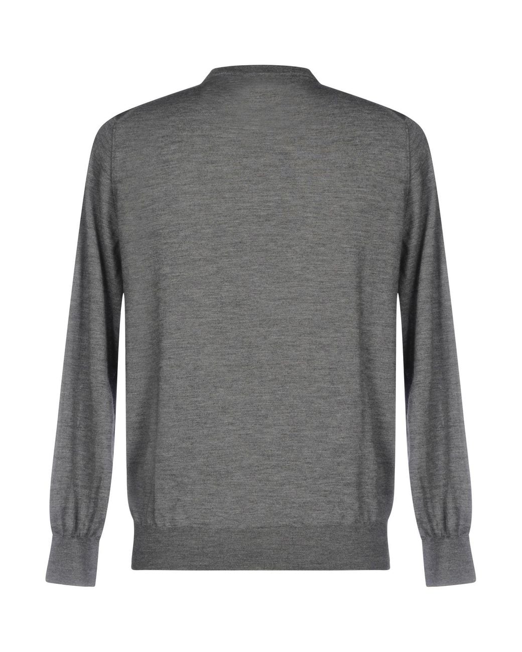 Brunello Cucinelli Gray Sweater Cashmere, Silk for men
