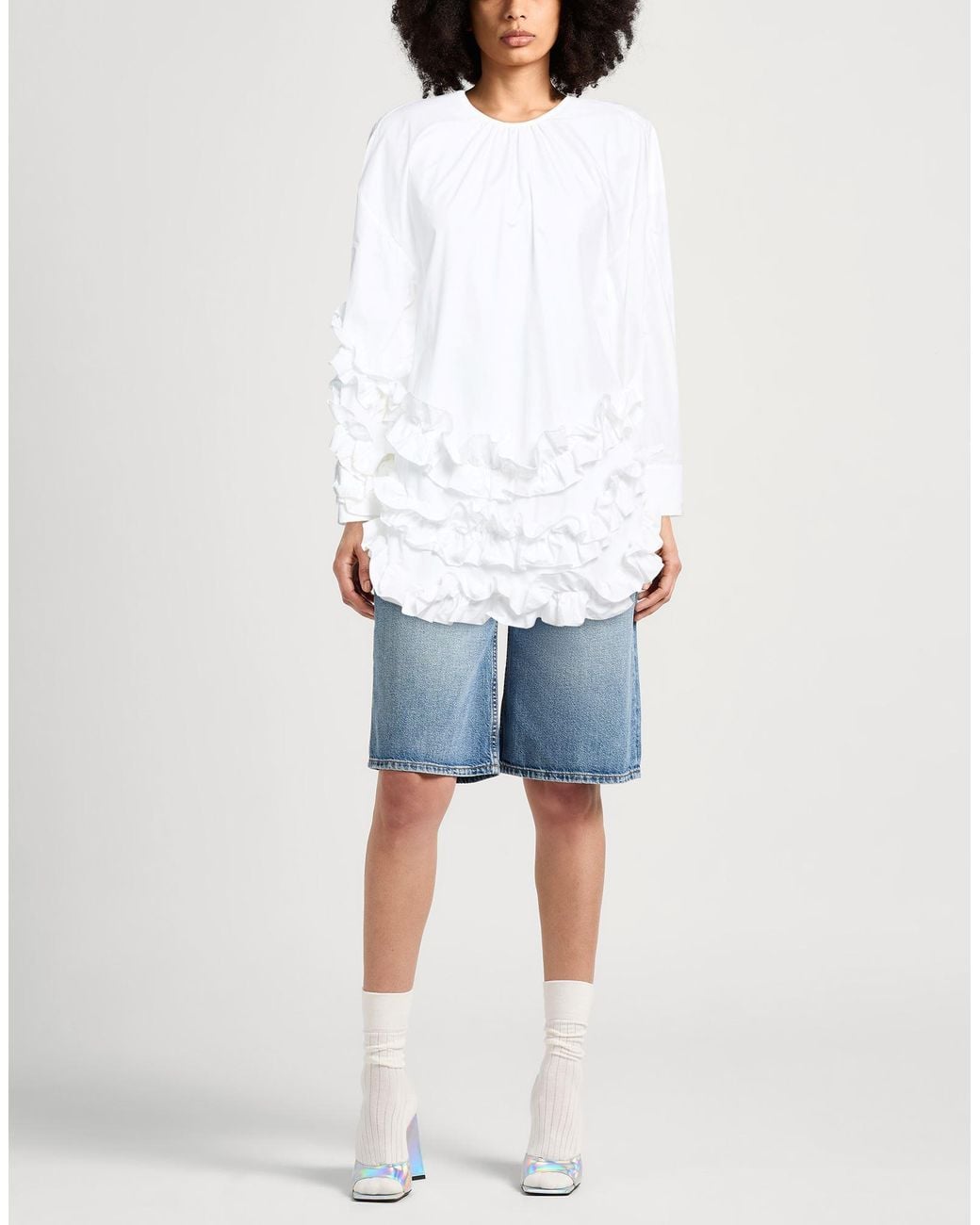 MSGM White Top Cotton