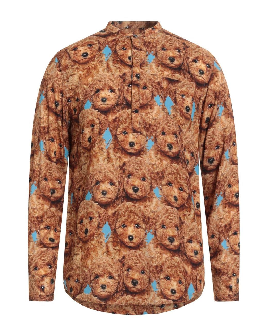 Daniele Alessandrini Brown Shirt Viscose for men