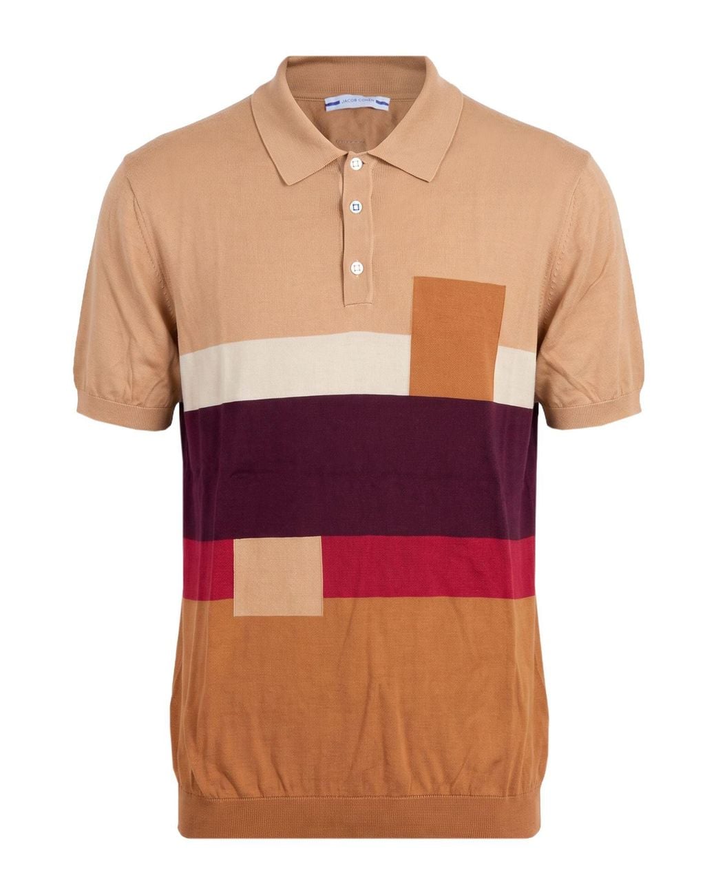 Jacob Cohen Red Polo Shirt Cotton for men