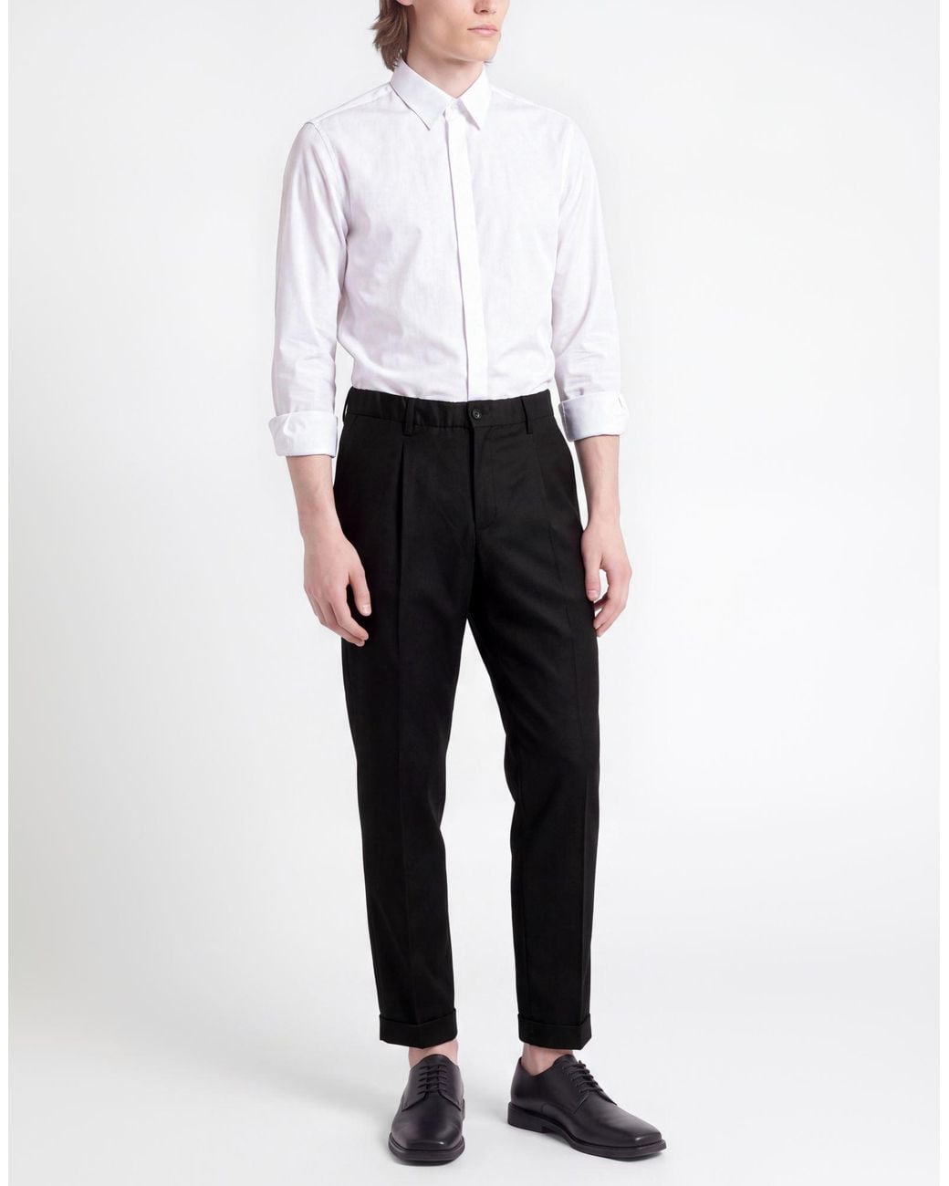 Briglia 1949 Black Pants Virgin Wool, Elastane for men