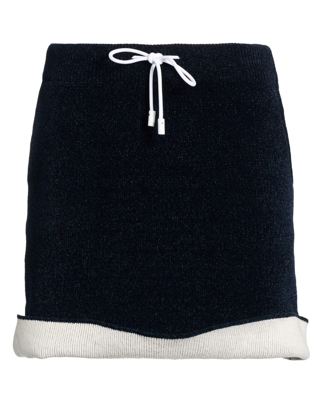 J.W. Anderson Blue Midnight Mini Skirt Polyester, Wool