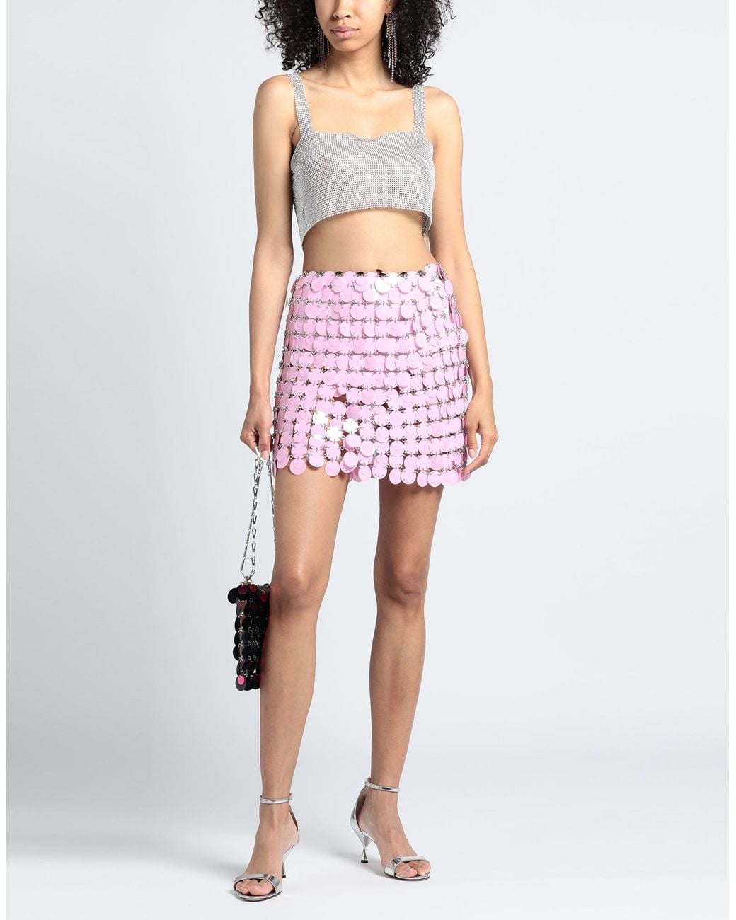 Rabanne Pink Mini Skirt