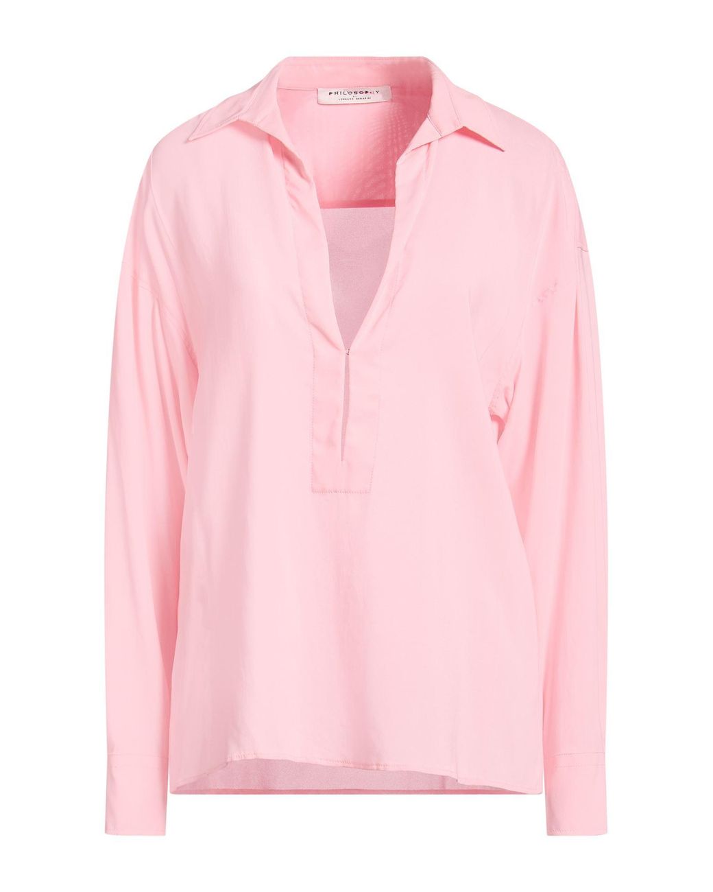 Philosophy Di Lorenzo Serafini Pink Top Viscose, Elastane
