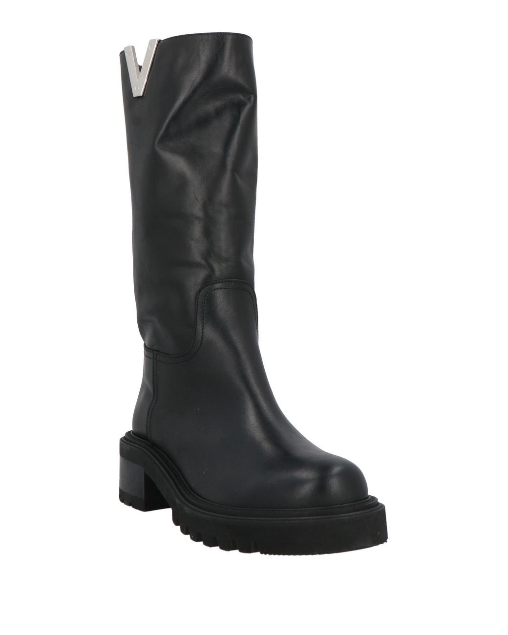 Via Roma 15 Black Ankle Boots