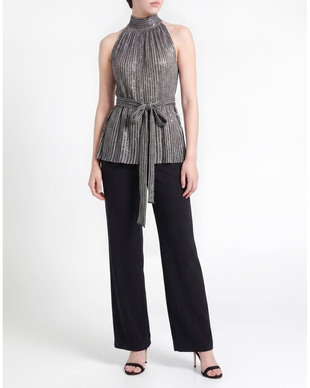 Missoni Gray Top Viscose, Polyamide, Metallic Fiber