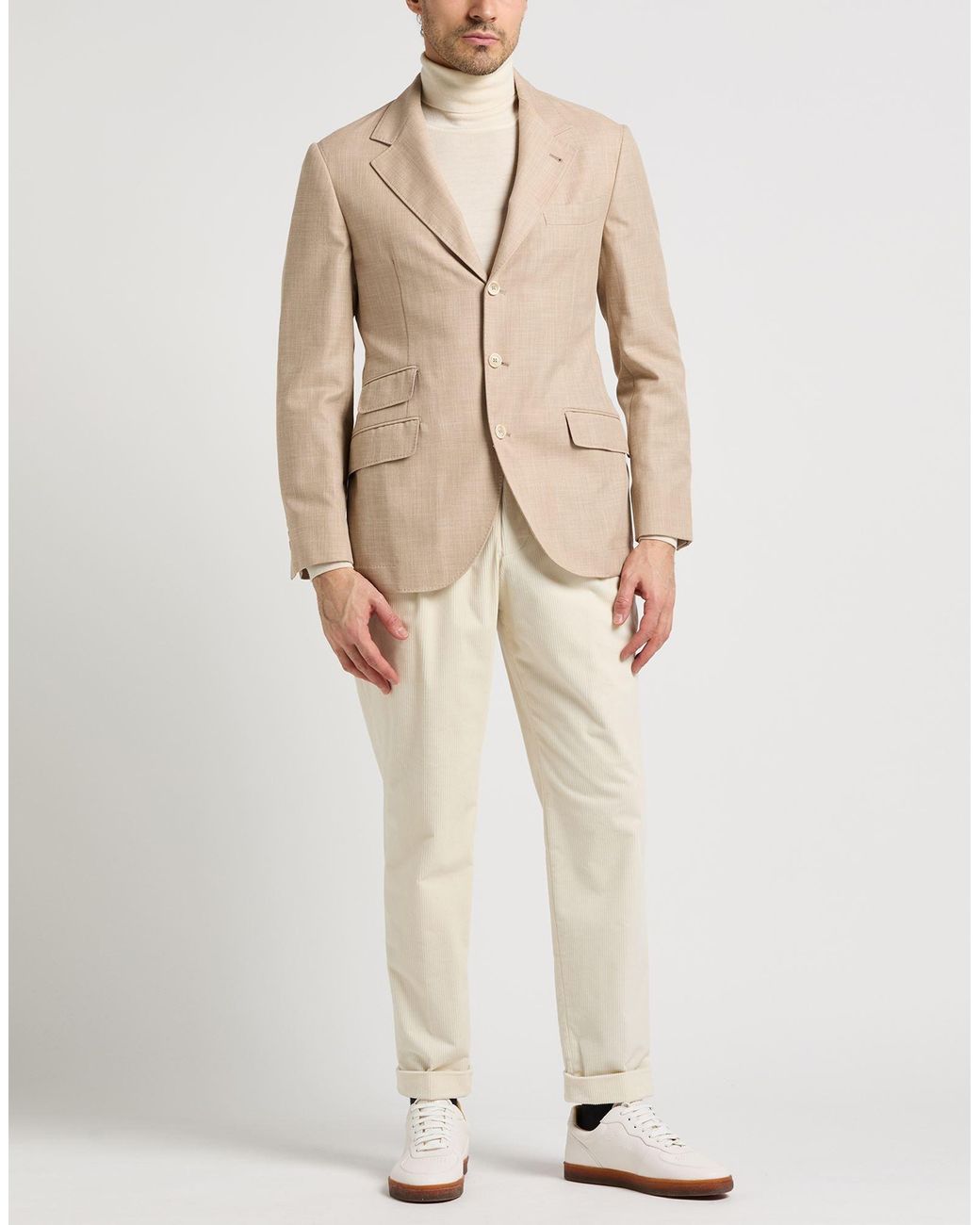 Brunello Cucinelli Natural Blazer for men