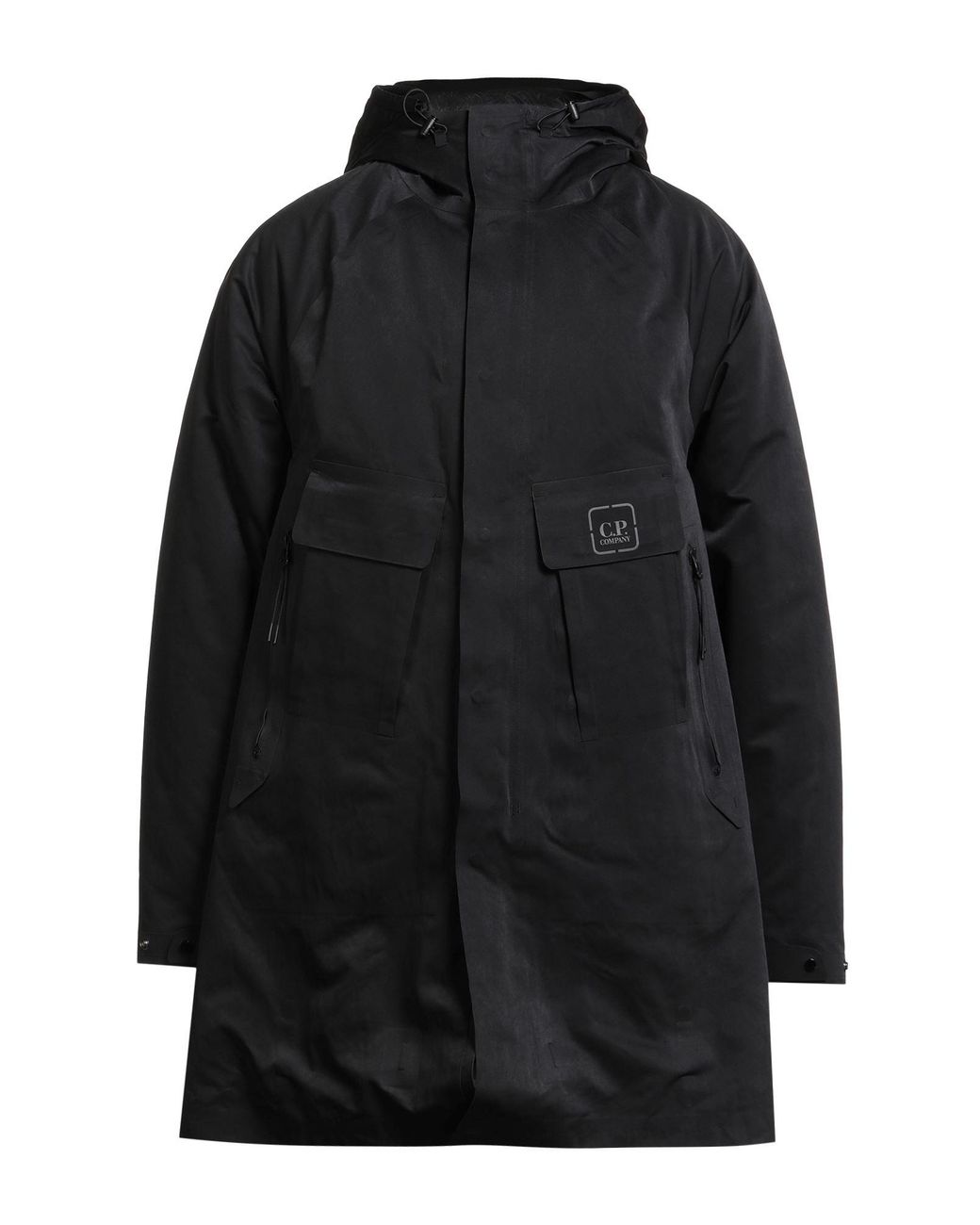 C P Company Black Coats for men