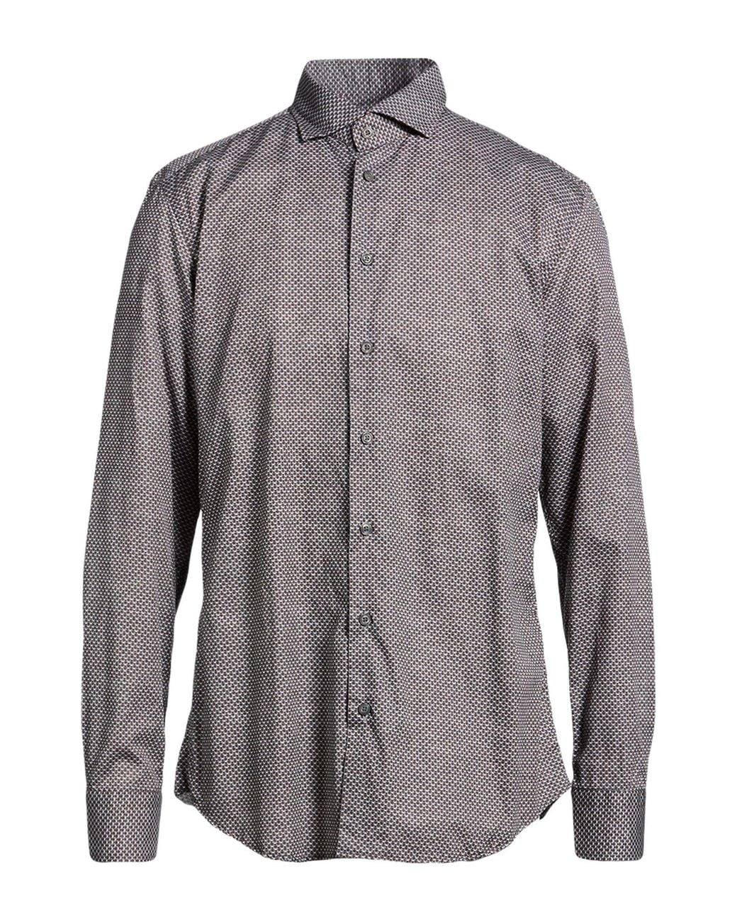 BASTONCINO Gray Shirt Cotton for men