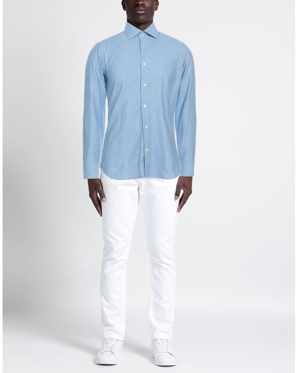 Caliban Blue Shirt for men