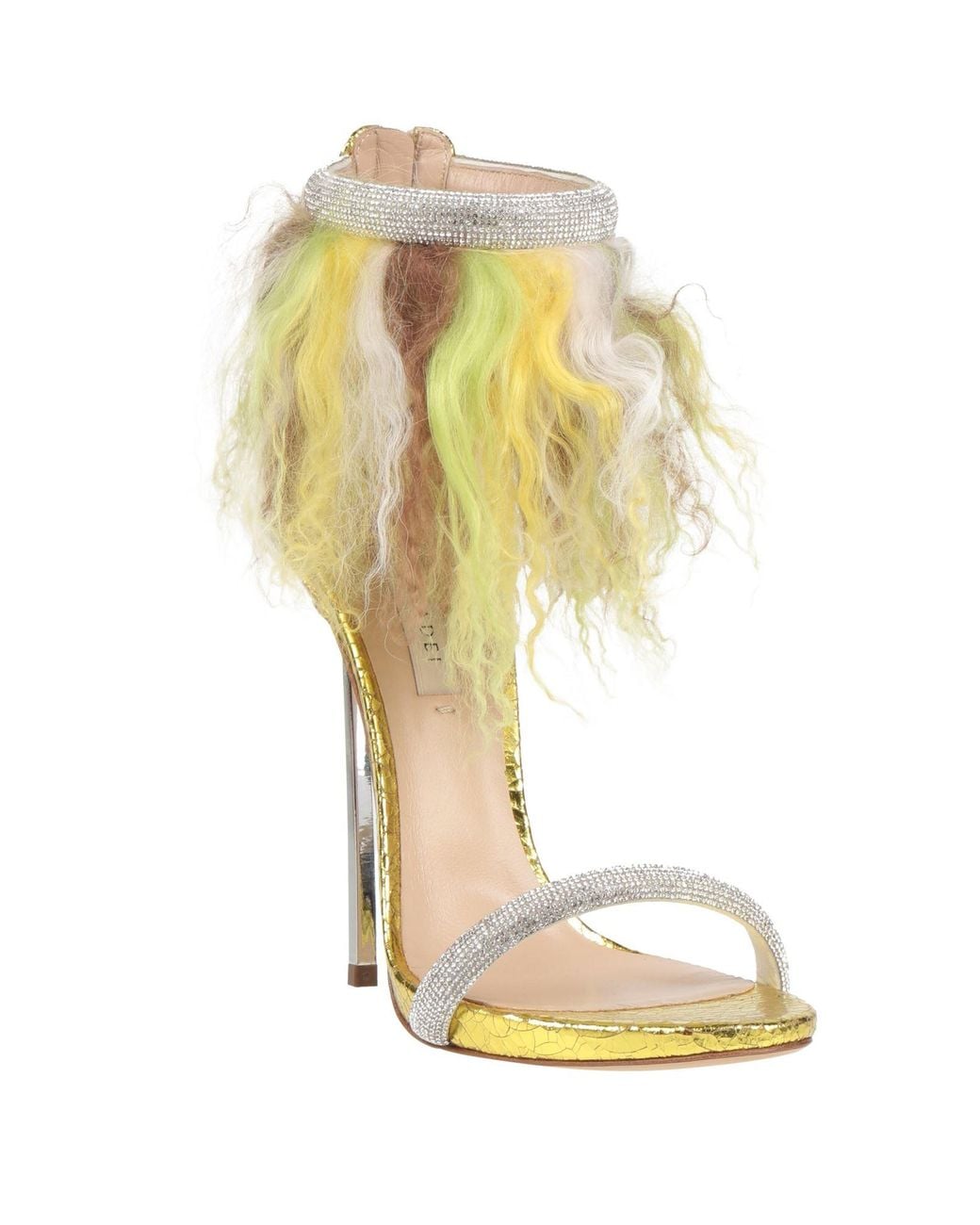 Casadei Metallic Sandals Leather