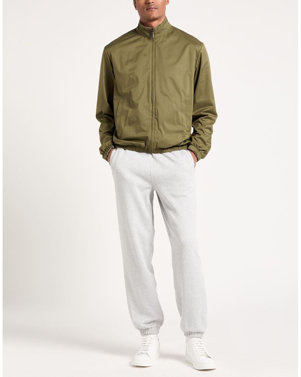 Canali Green Jacket Polyester for men