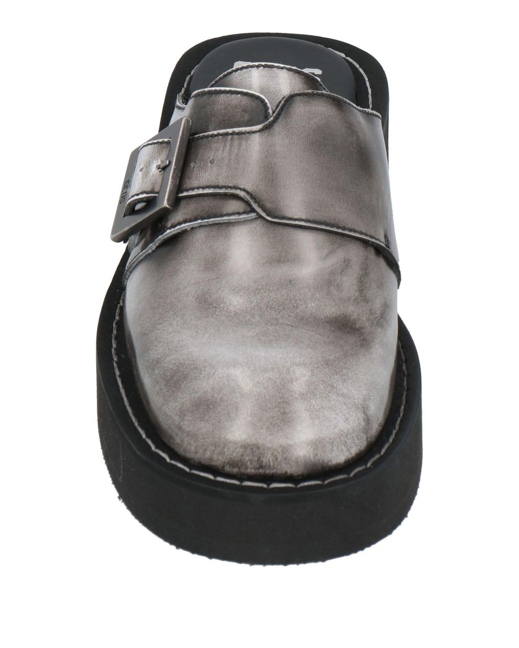 GCDS x CLARKS Gray Mules & Clogs for men