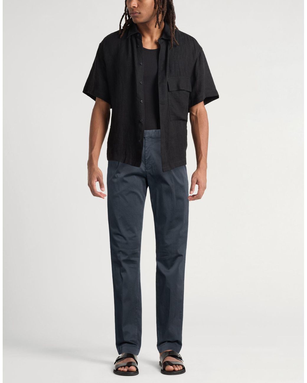 PT Torino Blue Pants for men