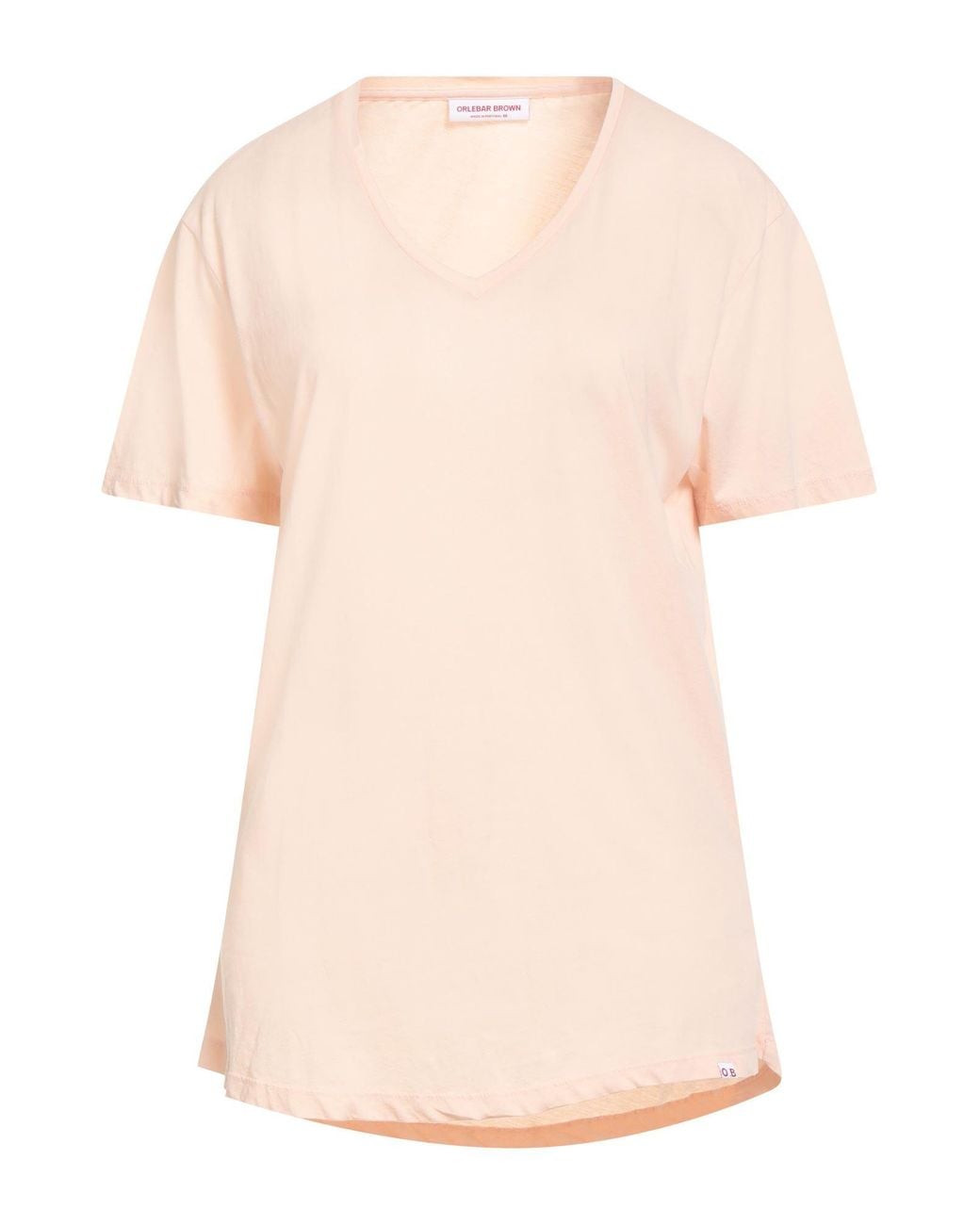 Orlebar Brown Pink Blush T-Shirt Cotton