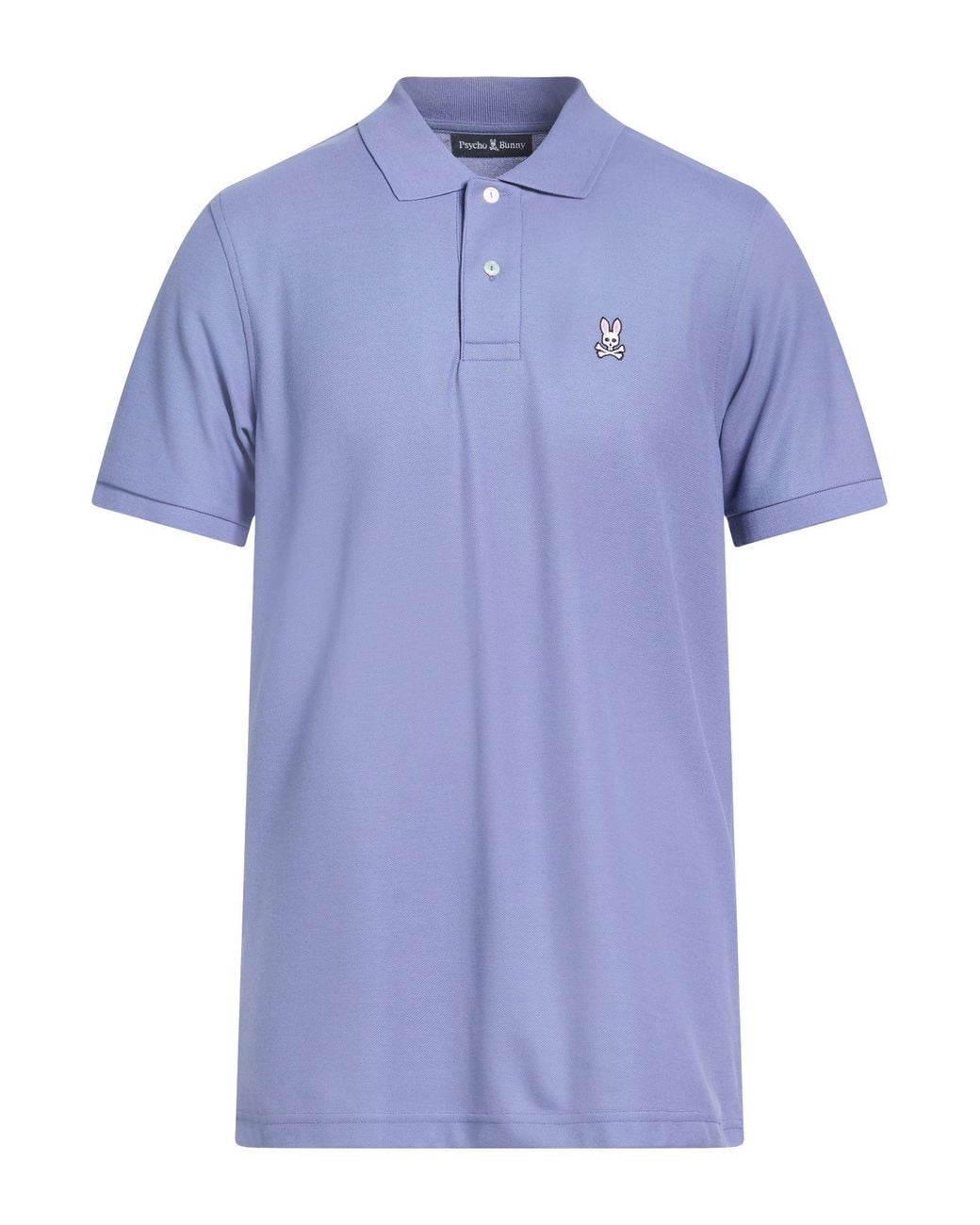 Psycho Bunny Blue Polo Shirt Pima Cotton for men