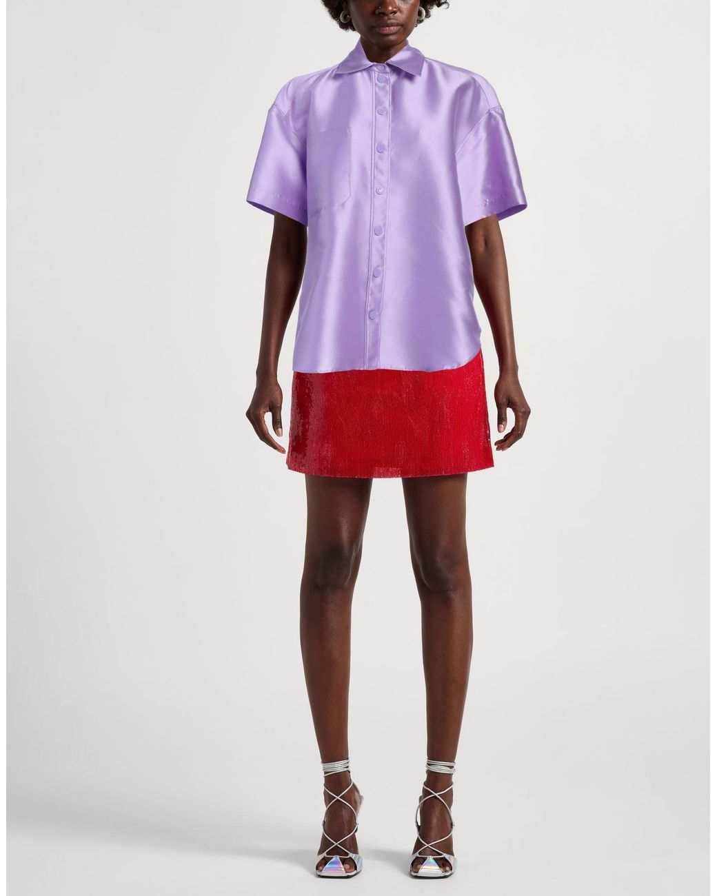 Sandro Purple Hemd