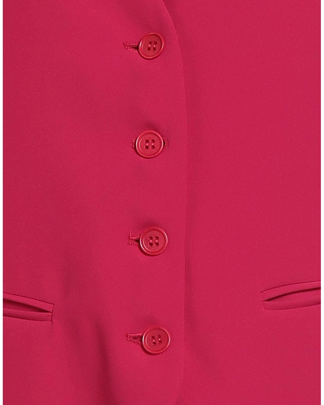 P.A.R.O.S.H. Pink P.A.R.O..H. Tailored Vest Polyester