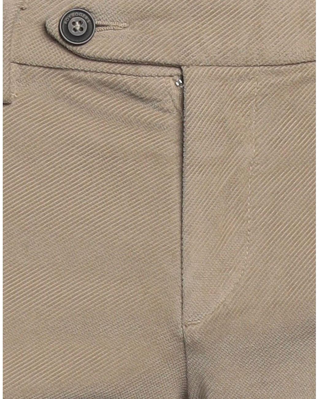 Roy Rogers Natural Sand Pants Cotton, Elastane for men