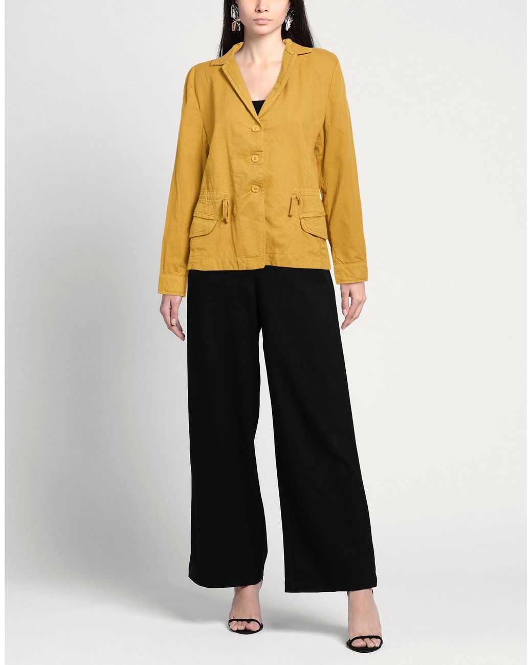 40weft Yellow Jacket Cotton, Linen, Elastane