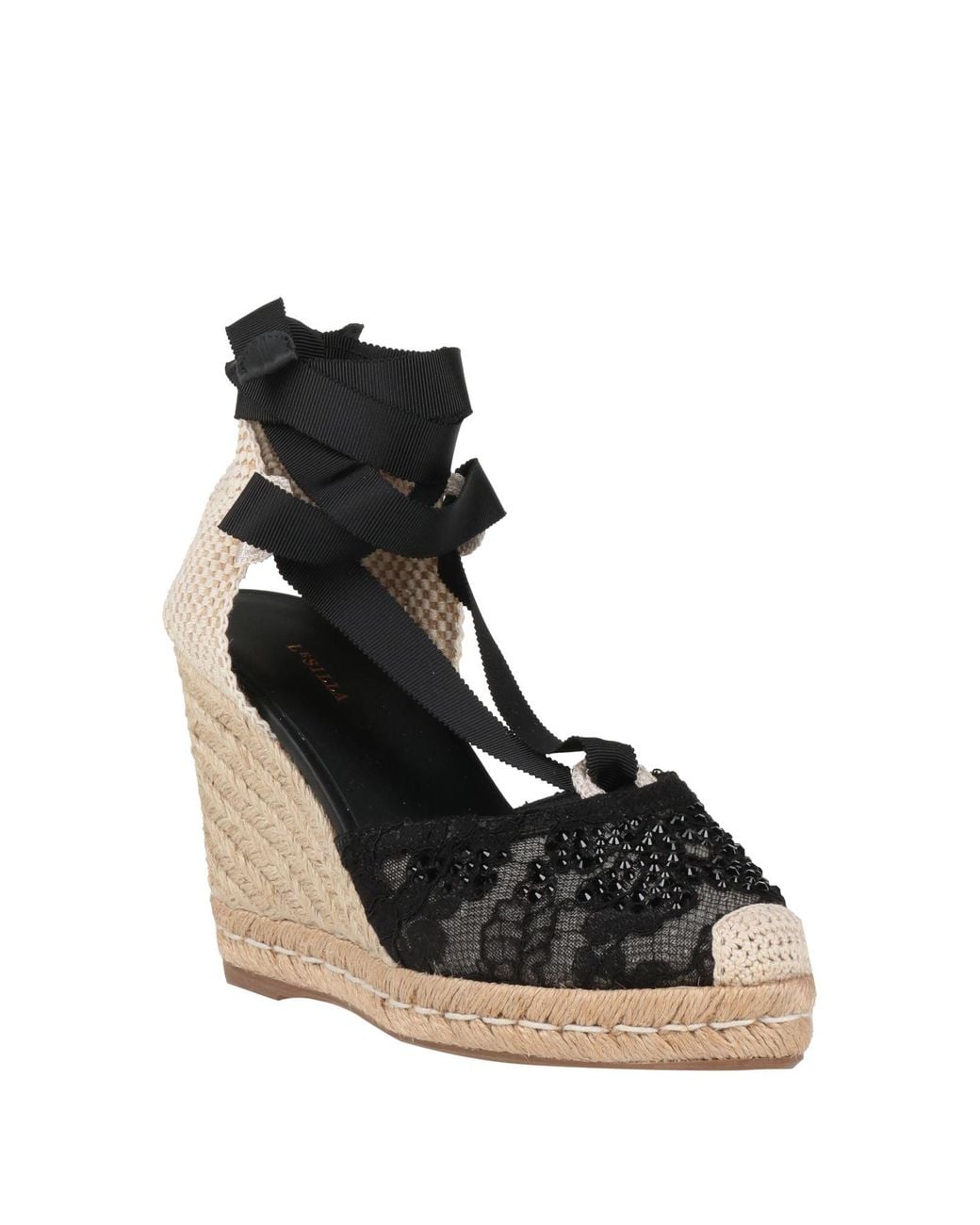 Le Silla Black Espadrilles