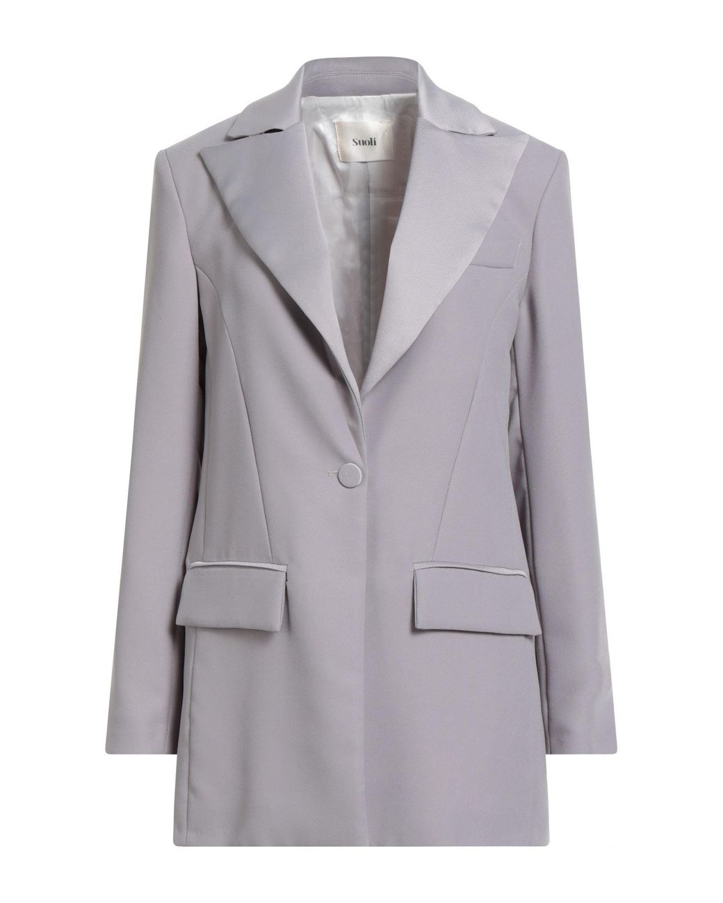 Suoli Gray Light Blazer Polyester