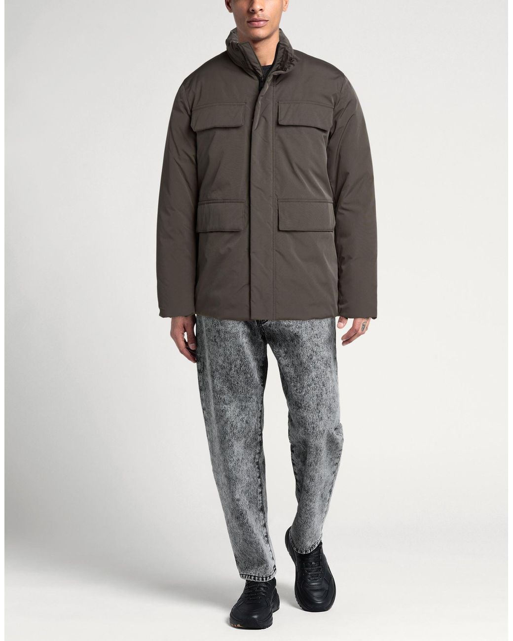 ADHOCONCEPT Brown Jacket for men