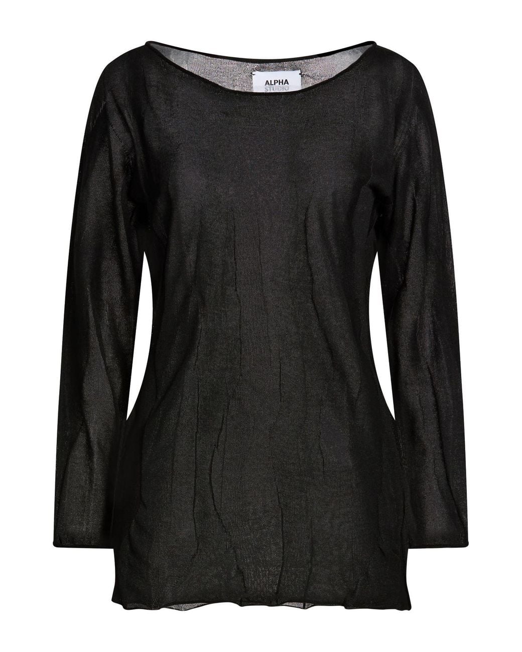 Pullover Alpha Studio de color Black
