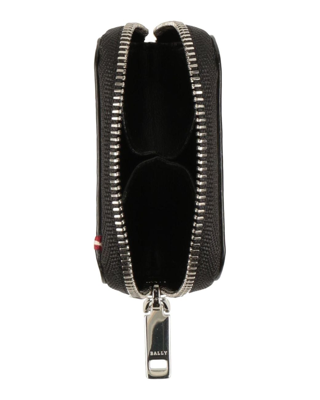 Bally Black Coin Purse Calfskin for men